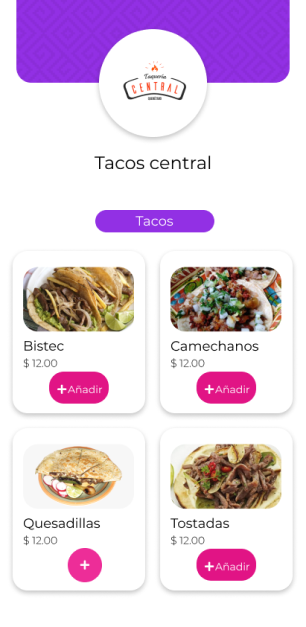 Menu de restaurante